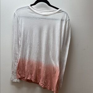 Elegant Ombre Long Sleeve Top